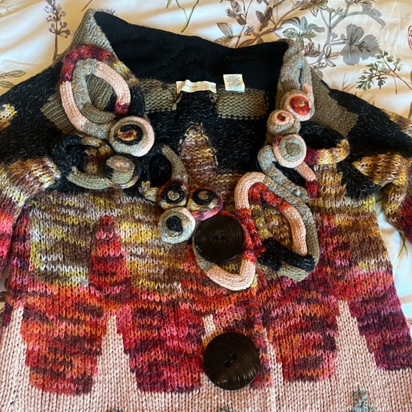 Vintage Anthropologie sweater coat - Picture 2 of 16